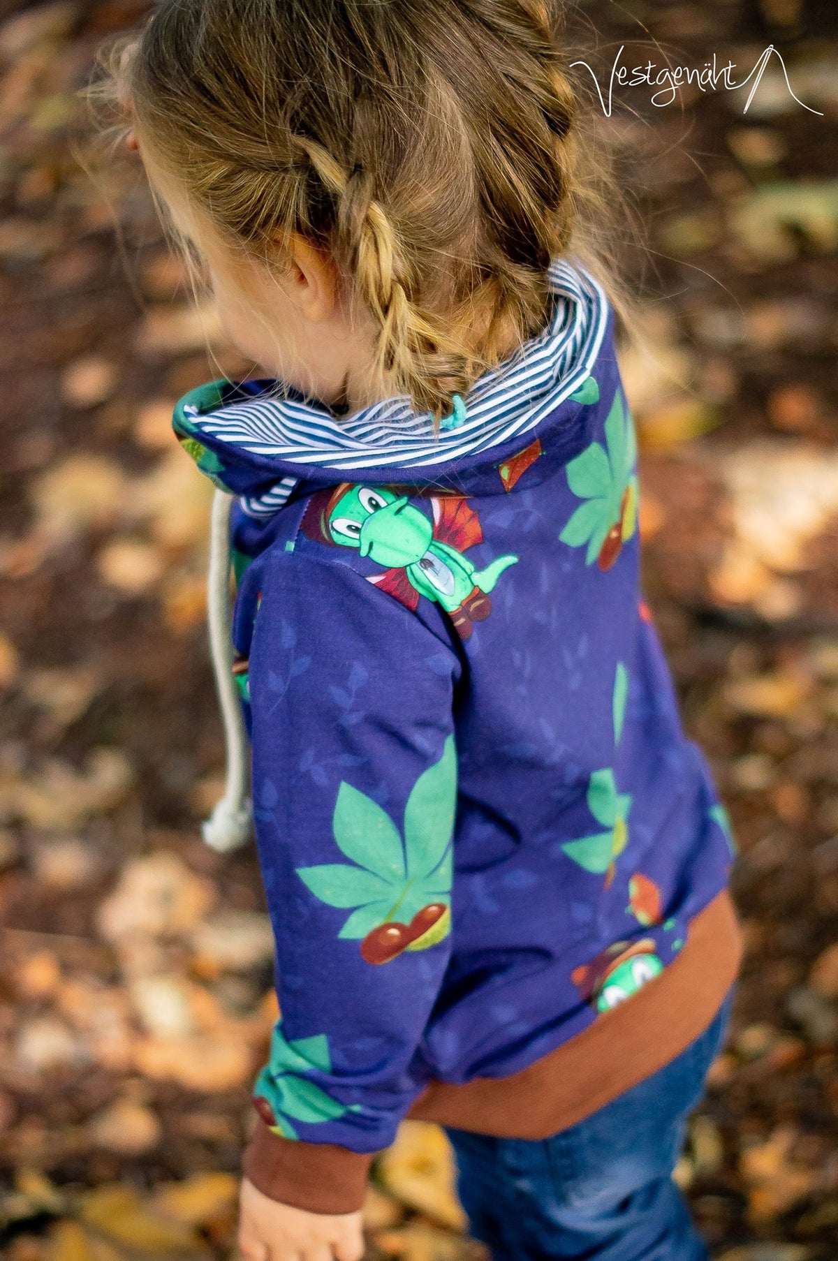 Sommer-Sweat-Stoff "never enough Arvetti #blue" (0,25m)