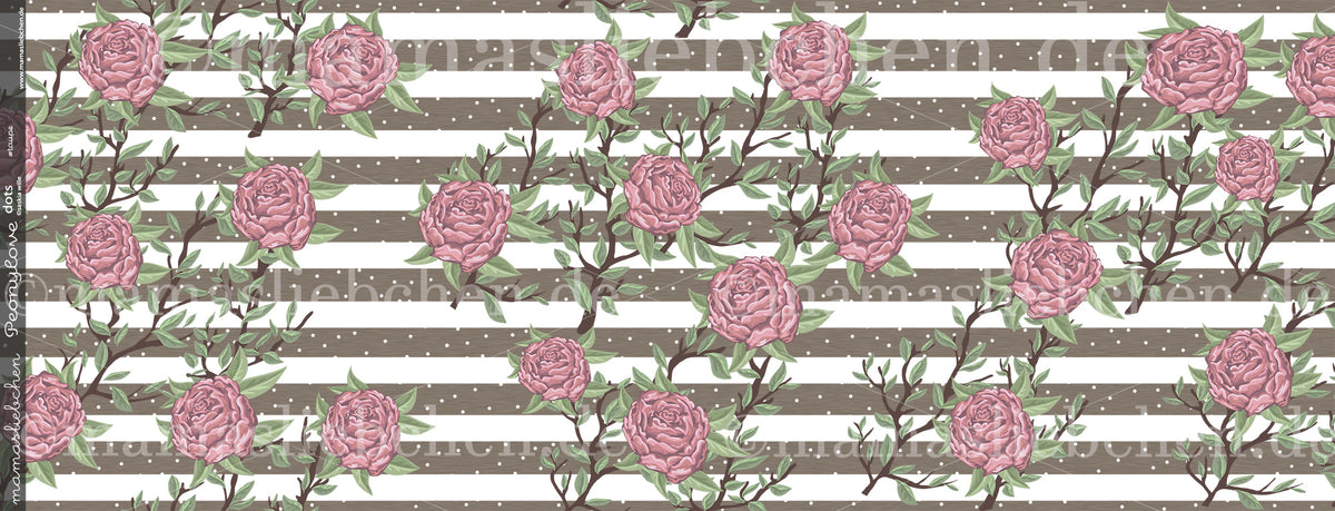 Sommer-Sweat-Stoff "Peonylove dots #taupe" (0,25m)