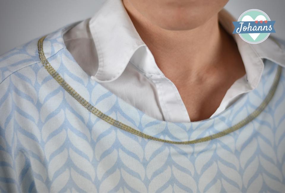 Sommer-Sweat-Stoff "trailing leaves #babyboy" (0,25m)