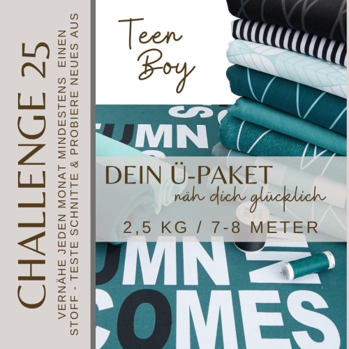 Challenge 25-Paket Teen Boy (2,5 kg, 7-8 Meter) inkl. Goodie