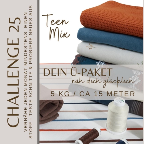 Challenge 25-Paket Teen Mix (5 kg, ca. 15 Meter) inkl. Goodie