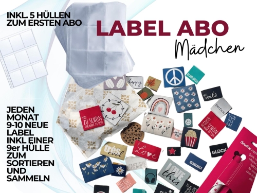 mamasliebchen Label-Set-Abo (Mädchen) - INKL. 5x 9er Hülle