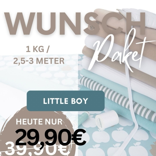 Wunsch-Paket Musterdruck Box Jungs (ca. 1 kg, ca. 2,5-3m)