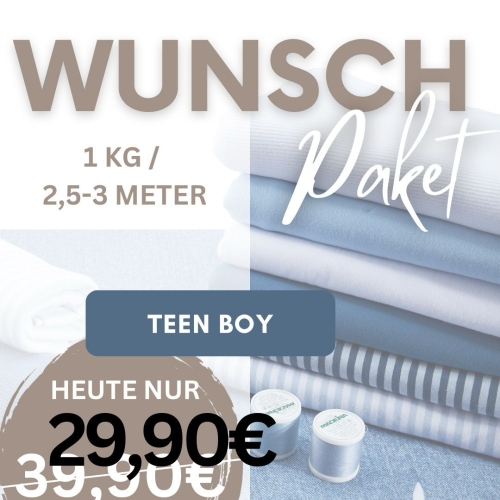 Wunsch-Paket Musterdruck Box Teen Boy (ca. 1 kg, ca. 2,5-3m)